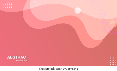 Abstract modern pink fluid gradient background, Valentine background, Valentine concept, vector.