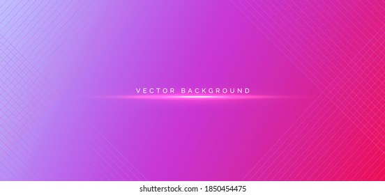 Abstract modern pink and purple color gradient background with diagonal lines pattern. You can use for ad, poster, template, business presentation. Vector illustration