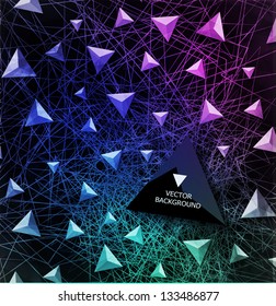 abstract modern pixel background. Design modern template can be used for brochure, banners or website layout vector.