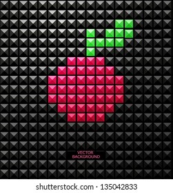 abstract modern pixel background. Design modern template can be used for brochure, banners or website layout vector.