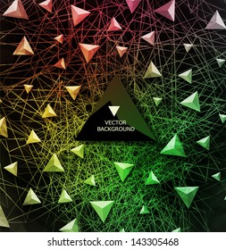 abstract modern pixel background. Design modern template can be used for brochure, banners or website layout vector/ vector modern  labels