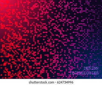 Abstract modern pixel background for web. vector illustration.
