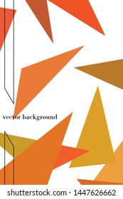 Abstract modern poligonal background for brochure and covers, made with geometrical shapes.