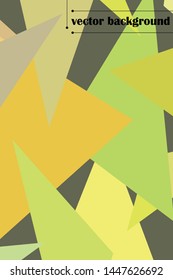 Abstract modern poligonal background for brochure and covers, made with geometrical shapes.