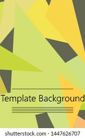 Abstract modern poligonal background for brochure and covers, made with geometrical shapes.