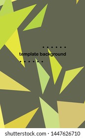 Abstract modern poligonal background for brochure and covers, made with geometrical shapes.