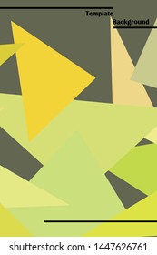 Abstract modern poligonal background for brochure and covers, made with geometrical shapes.