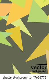 Abstract modern poligonal background for brochure and covers, made with geometrical shapes.