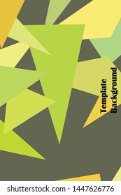 Abstract modern poligonal background for brochure and covers, made with geometrical shapes.
