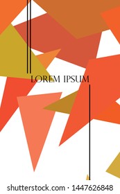 Abstract modern poligonal background for brochure and covers, made with geometrical shapes.