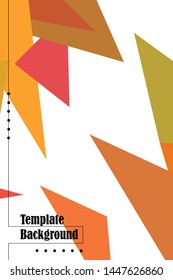 Abstract modern poligonal background for brochure and covers, made with geometrical shapes.