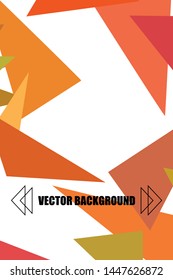 Abstract modern poligonal background for brochure and covers, made with geometrical shapes.