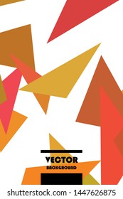 Abstract modern poligonal background for brochure and covers, made with geometrical shapes.