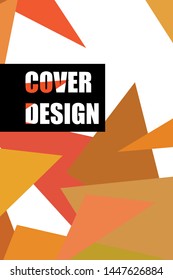 Abstract modern poligonal background for brochure and covers, made with geometrical shapes.