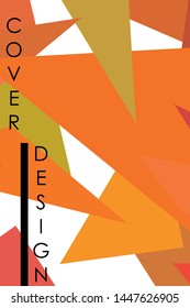 Abstract modern poligonal background for brochure and covers, made with geometrical shapes.