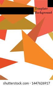 Abstract modern poligonal background for brochure and covers, made with geometrical shapes.