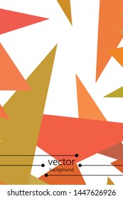 Abstract modern poligonal background for brochure and covers, made with geometrical shapes.