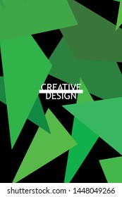 Abstract modern poligonal background for brochure and covers, made with geometrical shapes.