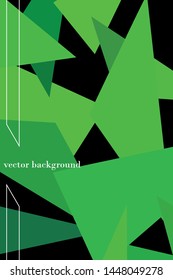 Abstract modern poligonal background for brochure and covers, made with geometrical shapes.