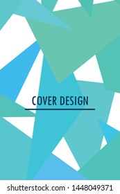 Abstract modern poligonal background for brochure and covers, made with geometrical shapes.