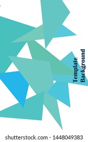Abstract modern poligonal background for brochure and covers, made with geometrical shapes.
