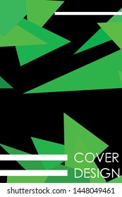 Abstract modern poligonal background for brochure and covers, made with geometrical shapes.