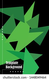 Abstract modern poligonal background for brochure and covers, made with geometrical shapes.