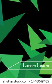 Abstract modern poligonal background for brochure and covers, made with geometrical shapes.