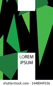 Abstract modern poligonal background for brochure and covers, made with geometrical shapes.