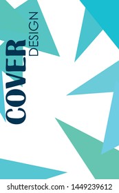 Abstract modern poligonal background for brochure and covers, made with geometrical shapes.