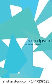 Abstract modern poligonal background for brochure and covers, made with geometrical shapes.