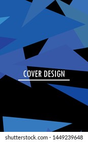 Abstract modern poligonal background for brochure and covers, made with geometrical shapes.