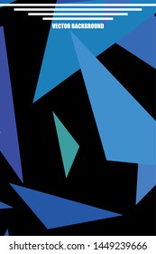 Abstract modern poligonal background for brochure and covers, made with geometrical shapes.
