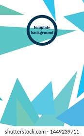 Abstract modern poligonal background for brochure and covers, made with geometrical shapes.