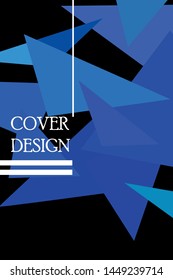 Abstract modern poligonal background for brochure and covers, made with geometrical shapes.