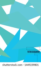 Abstract modern poligonal background for brochure and covers, made with geometrical shapes.