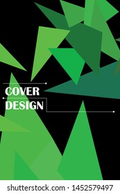 Abstract modern poligonal background for brochure and covers, made with geometrical shapes.