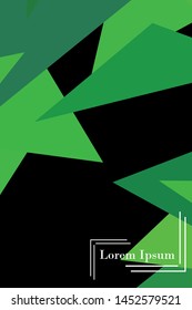 Abstract modern poligonal background for brochure and covers, made with geometrical shapes.