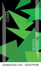 Abstract modern poligonal background for brochure and covers, made with geometrical shapes.