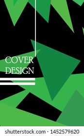 Abstract modern poligonal background for brochure and covers, made with geometrical shapes.