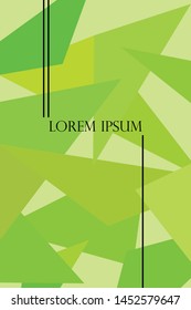 Abstract modern poligonal background for brochure and covers, made with geometrical shapes.