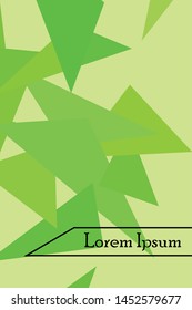 Abstract modern poligonal background for brochure and covers, made with geometrical shapes.