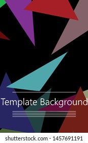 Abstract modern poligonal background for brochure and covers, made with geometrical shapes.