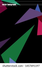 Abstract modern poligonal background for brochure and covers, made with geometrical shapes.