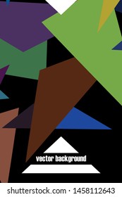 Abstract modern poligonal background for brochure and covers, made with geometrical shapes.