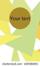 Abstract modern poligonal background for brochure and covers, made with geometrical shapes.