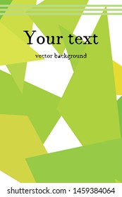 Abstract modern poligonal background for brochure and covers, made with geometrical shapes.