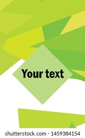 Abstract modern poligonal background for brochure and covers, made with geometrical shapes.