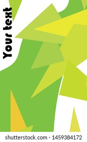 Abstract modern poligonal background for brochure and covers, made with geometrical shapes.