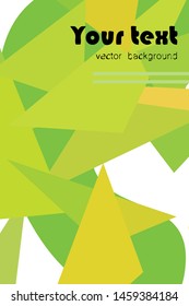 Abstract modern poligonal background for brochure and covers, made with geometrical shapes.